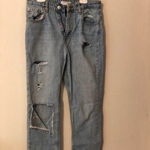 Zara ripped jeans